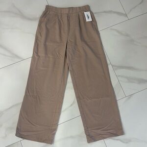Ee:some Tan Wide Leg Pants.  Sz Large